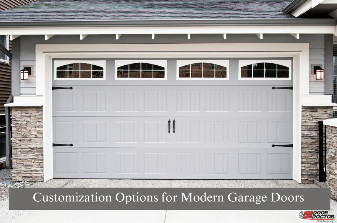 Customization Options for Modern Garage Doors